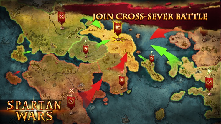 Spartan Wars: MMO Battle Strategy Game screenshot-3