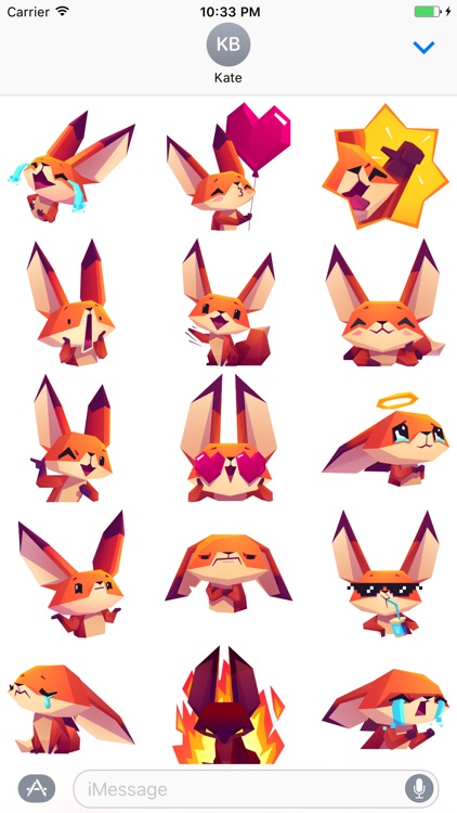 The Little Fox stickers