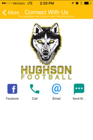Hughson Husky Football. screenshot 4