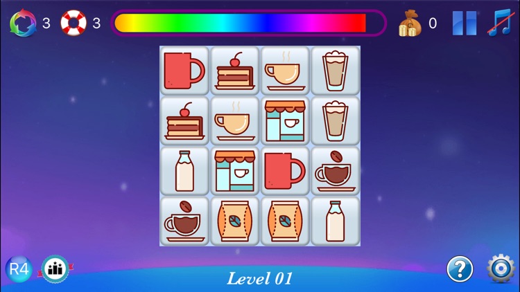 Onet connect Food - Classic puzzle game screenshot-3