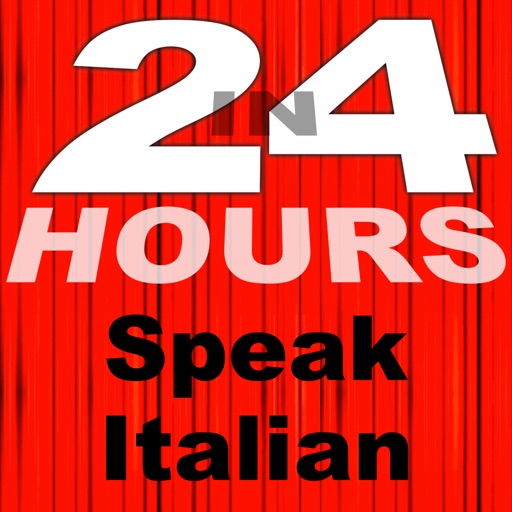 In 24 Hours Learn to Speak Italian iOS App