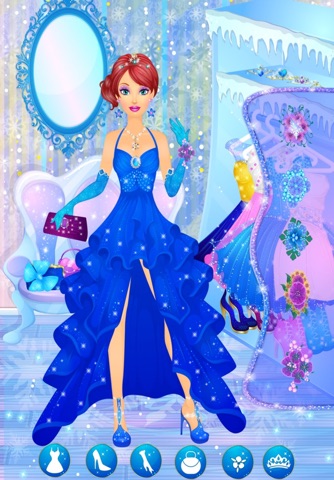 Ice Queen Prom Salon: Princess Makeover Girls Game screenshot 4