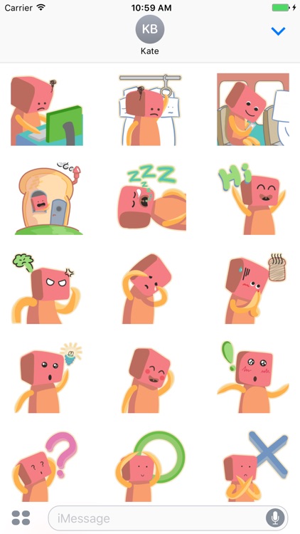 Toaster Head Stickers