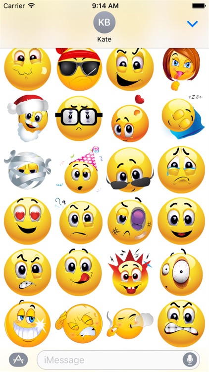 HD Emoji Stickers 2 screenshot-3