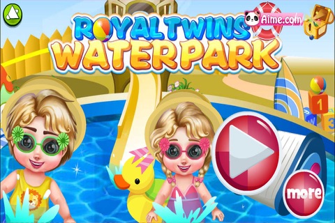 RoyalTwins:WaterPark - Caring Twins,Kids Game screenshot 3