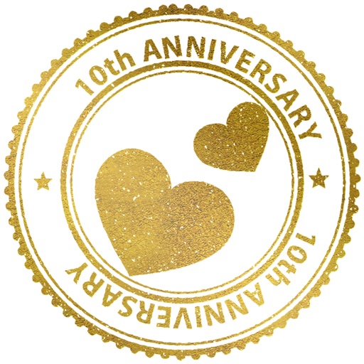 Anniversary Stickers iOS App