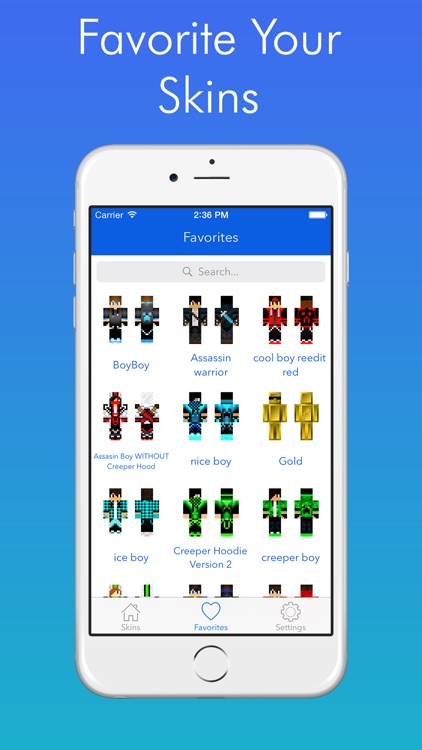 Free HD Boy Skins for Minecraft Pocket Edition screenshot-4