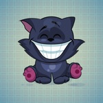 Sticker Me Funny Black Cat