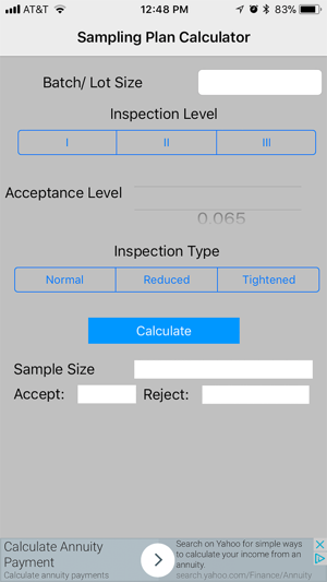 Sampling Calculator Lite