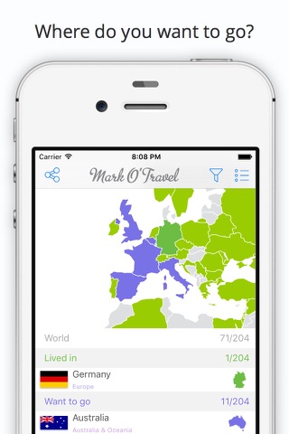 Mark O'Travel: Where I've Been screenshot 2