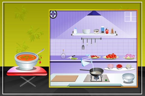 Red Pepper Tomato Soup Cooking screenshot 4