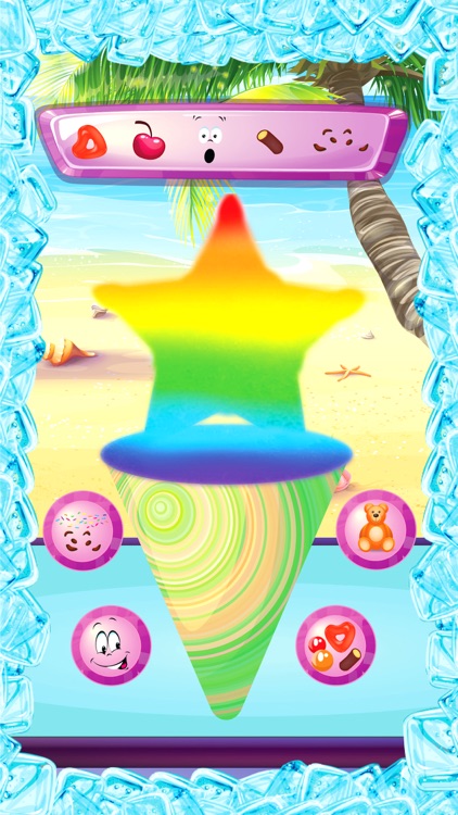 Rainbow Snow Cone Maker - Summer Frozen Food Stand screenshot-3