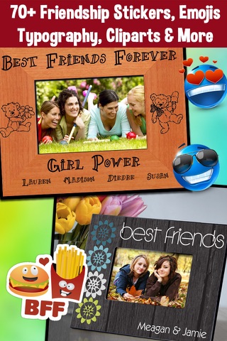 BFF Friends Photo Frames - Friendship Photo Editor screenshot 3