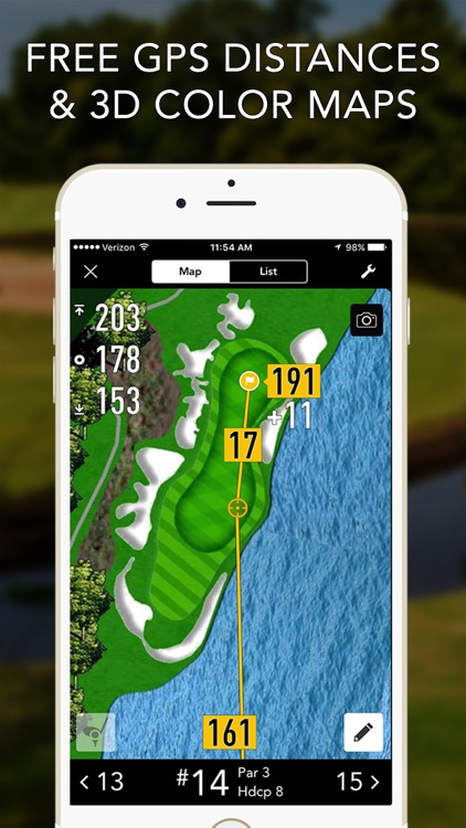 Golf GPS by GolfLogix Scorecard + Rangefinder screenshot-0