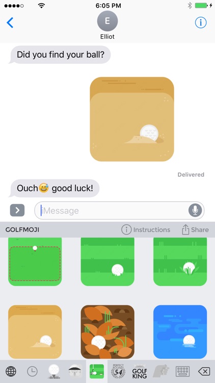 Golfmoji - Golf Emojis and Stickers screenshot-0