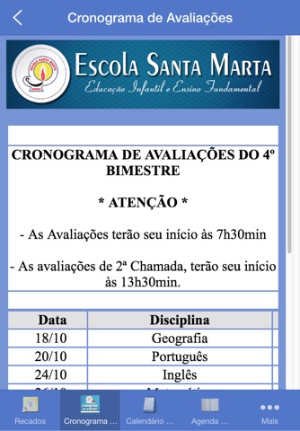 Escola Santa Marta screenshot 3