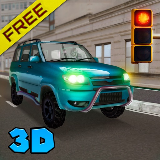 Russian UAZ Race: City Driving Simulator 3D iOS App