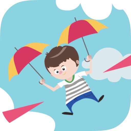 Umbrella Falling Hardest - Parachute in the sky Icon