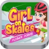 Girl On Skates Fun