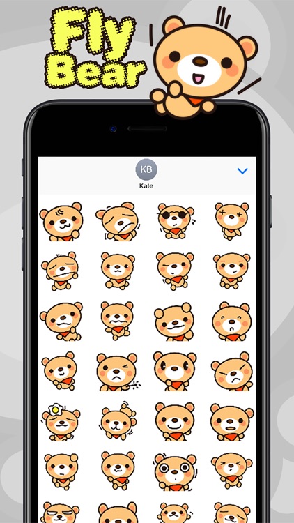 Fly Bear Sticker Pro - Cute & Emotional Stickers