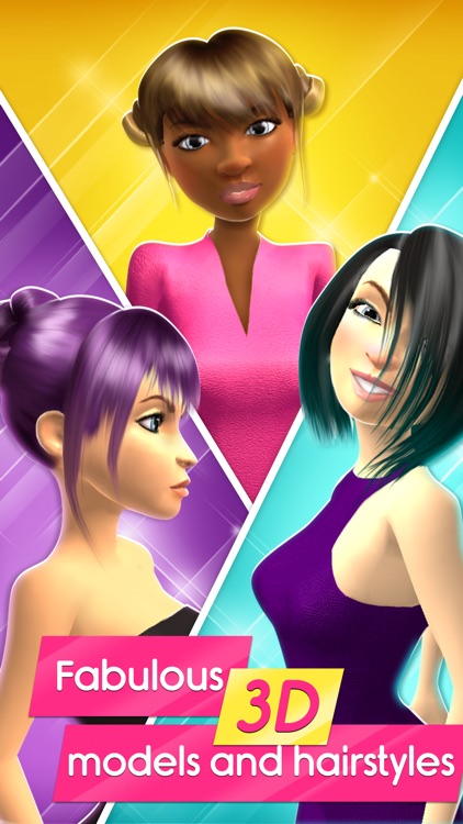 3D Hairstyle Games for Girls: Stylish Hair Salon