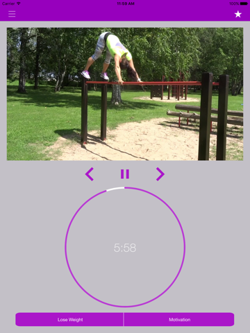 Calisthenics Exercises Bodyweight Workout Training screenshot 3