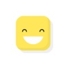 Square Smiler Sticker