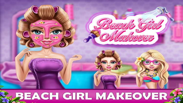 Beach Girl Makeover - Beach Model Makeup Salon,Makeover Game