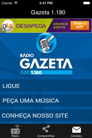 Rádio Gazeta AM 1.180 screenshot 2