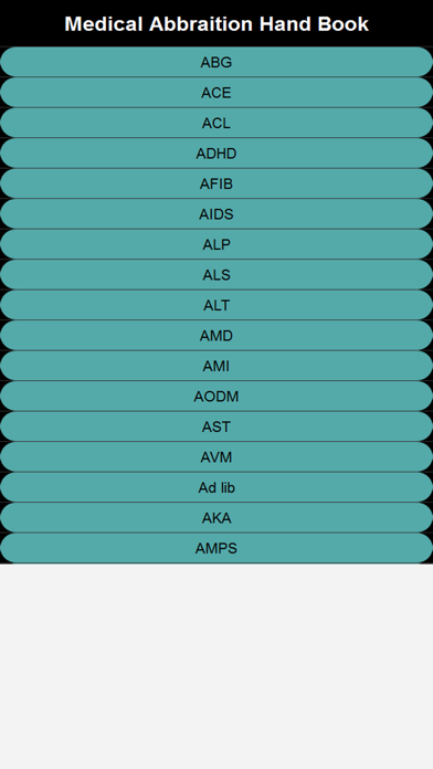 How to cancel & delete Medical abbreviation from iphone & ipad 1