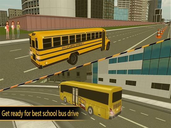 市スクールバスのコーチドライバシムのおすすめ画像4