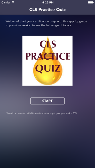 How to cancel & delete Practice Quiz for CLS from iphone & ipad 1