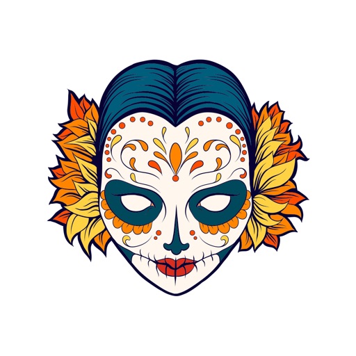 Halloween & Los Muertos Day: Sugar Skull Pack 2 icon