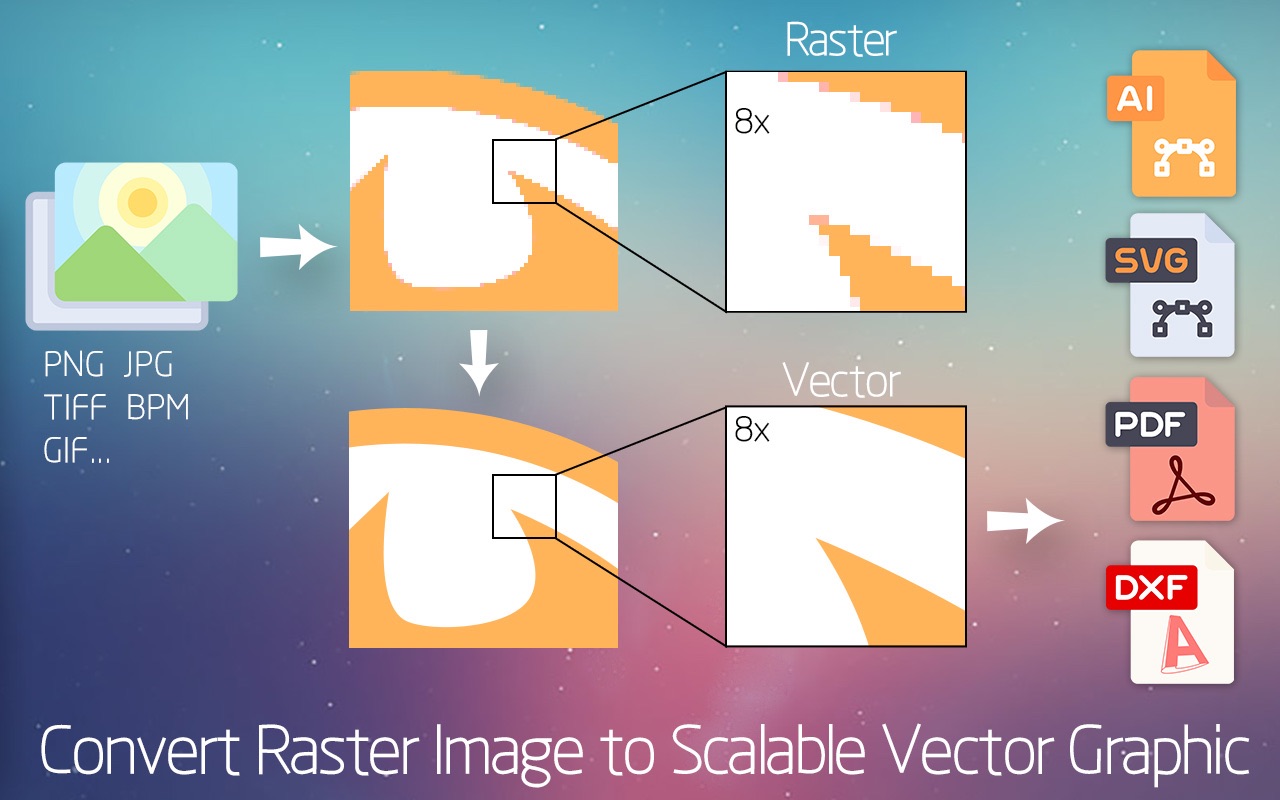 Screenshot do app Super Vectorizer 2 - Vector Trace Tool