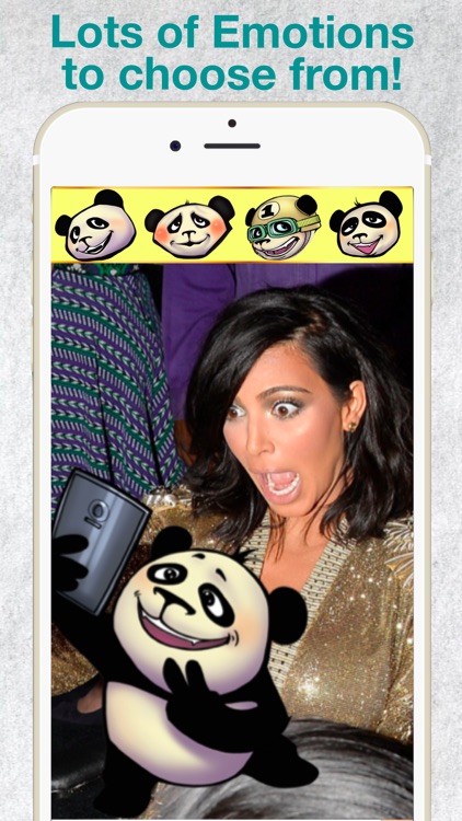 Panda Emoji - Add Cool Emoticon Stickers to your Pictures