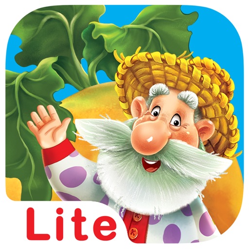 Turnip Giant. A kind fairy tale for kids. Lite