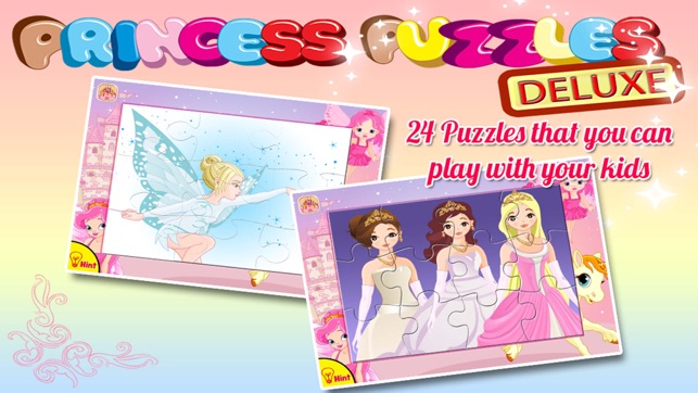 Princess Puzzles Deluxe: Fairy Tale Games for Kids(圖2)-速報App