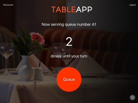 TABLEAPP Waiting List screenshot 2