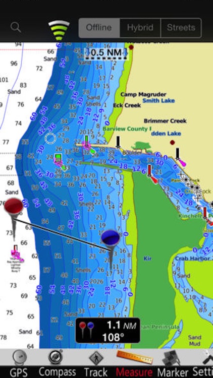 Washington Nautical Chart Pro screenshot-3