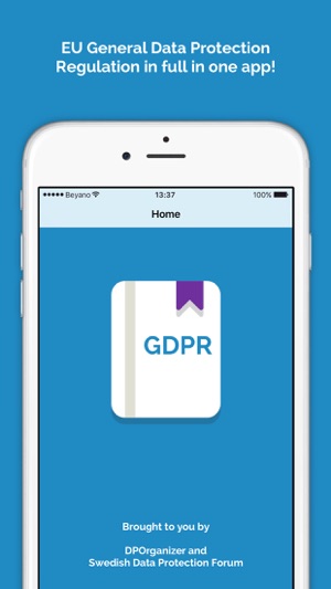 GDPR General Data Protection Regulation