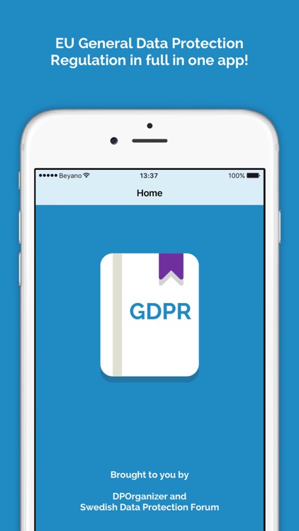 GDPR General Data Protection Regulation
