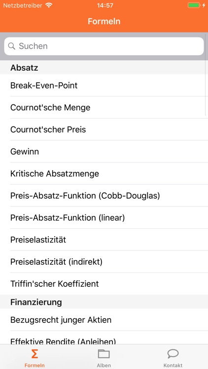 FSWirtschaft - Formelsammlung