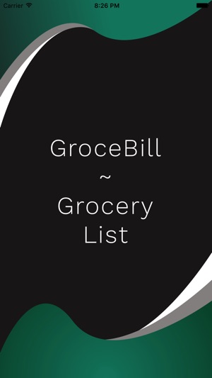 GroceBill - Grocery List App