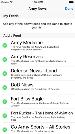 Game screenshot Army News - A News Reader for Members, Veterans, and Family of the US Army apk