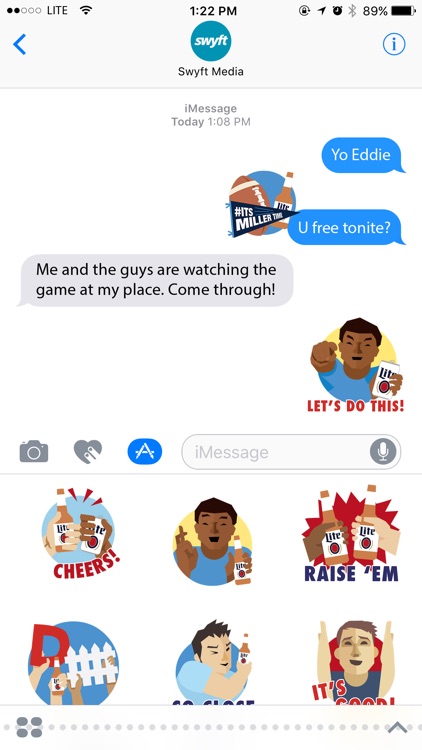 Football Stickers by Miller Lite screenshot-3