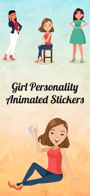 Women Personality Stickers(圖1)-速報App