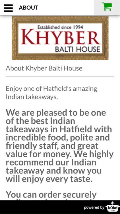 Khyber Balti House Indian Takeaway screenshot-3