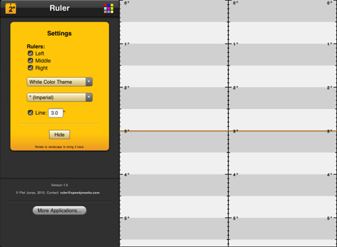 Ruler App XL - náhled