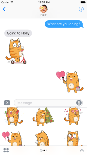 Kitty Cat – Cute Stickers for iMessage(圖2)-速報App