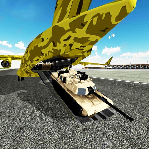 Army Airplane Tanks Cargo Simulator - Transport Military Tanks & War Machines to Battlefield iOS App